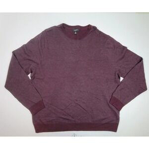 Nordstrom Men's Shop Navy Red Birdseye Crewneck Sweater 2XL - NWOT $89